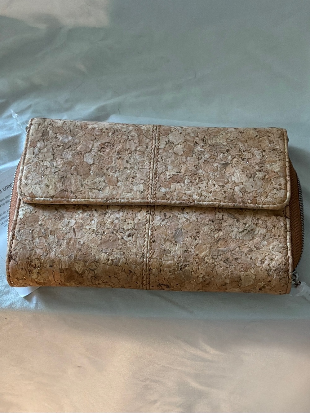 thirty-one Cork Fold-Over Wallet in Neutral Tan